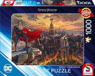 Schmidt Spiele- Thomas Kinkade Schmidt Spiele57590, Superman, Protecteur de Metropolis, 1000 Teile Puzzle, 57590, Multicolore, 244 cm