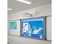 Interactive Whiteboard with intergrated Projector Installation