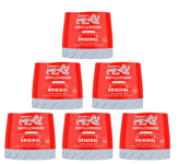 6 x 250ml Brylcreem Original Light Glossy Hold Hair Styling Cream Brylcream