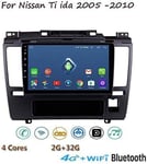 QXHELI Navigation GPS Navigation GPS Double Din Android Écran Tactile HD Media Player Miroir Lien WiFi Bluetooth Voiture Appels Mains Libres Stéréo pour Nissan Tiida