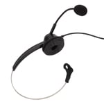 H360Dqd Monaural Office Headset Single Sided Headphones With Mic For