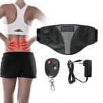 Electric FIR Heating Warm Belt Pad Back Waist Brace Pain Relief Warmer Massager