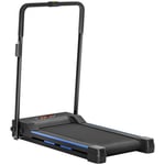 HOMCOM 1-6 km/h Folding Motorised Treadmill Walking w/ Remote Control, Blue