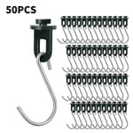 50 st växthus krokar hängare växthus twist clips växthus fixering clips med krok för utomhus trädgård hängande växter