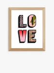 EAST END PRINTS Nichola Cowdery 'Love' Framed Print