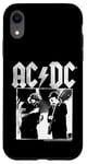 Coque pour iPhone XR AC/DC Angus et Brian Photo vieilli