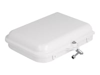 Delock - Fiberoptisk Fordelingsboks - Ip65, Waterproof, Lockable - Veggmonterbar - Innendørs, Utendørs - Hvit - 8 Porter