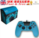 Gioteck VX-4 USB Wired Compact Gaming Controller for PlayStation 4 - Blue