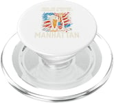 Beer The Universal Language in Any City Manhattan PopSockets PopGrip for MagSafe