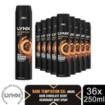 Lynx XXL Body Spray 48-H High Definition Fragrance Deodorant for Men 250ml, 36pk