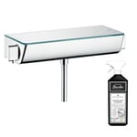 Mitigeur douche thermostatique HANSGROHE Ecostat Select EcoSmart chromé + nettoyant Briochin