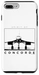 Coque pour iPhone 7 Plus/8 Plus Spirit Of Concorde Supersonic Avion de ligne sur piste