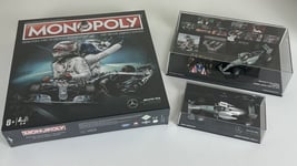 2x Minichamps 1/43 Mercedes F1 Monopoly Silver Arrows Lewis Hamilton 1st Edition