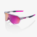 100% S2 - Lunettes vélo Polished Translucent Grey Purple Multilayer Mirror