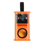 Transparent Mecha Haut-Parleur Bluetooth Sans Fil Portable Mini Subwoofer Support Son Surround 3D Série TWS Haut-Parleur Audio,Orange-1PC