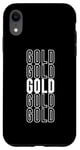 iPhone XR Gold Case