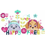 Stickers repositionnables La Pat'patrouille Skye et Everest 22,9CM x 44,1CM