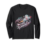 Out of This World Summer Santa Spaceship Adventure Design Long Sleeve T-Shirt