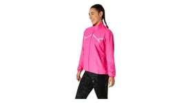 Veste coupe vent asics run lite show rose femme