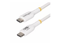 Startech.Com 1M Usb C Charging Cable, Usb-If Certified Usb-C Cable, 240W - Usb-Kabel - 24 Pin Usb-C (Hane) Till 24 Pin Usb-C (Hane) - Usb 2.0 - 48 V - 5 A - 1 M - Usb-Strömförsörjning (240W), Utökat Effektområde (Epr), Stöd För Power Delivery 3,1, H