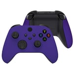 eXtremeRate Side Rails Grips Shell for Xbox Series X & S Controller, Purple Soft Touch Grip Custom Accessories Back Panels Cover Faceplate for Xbox Core Wireless Controller [Controller Excluded]