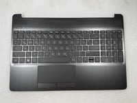 For HP 15 Laptop 15-DW 15-GW L53735-041 German GR Palmrest Keyboard Top Cover