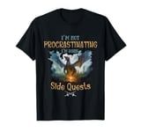 I'm Not Procrastinating I'm Doing Side Quests Dragon Gamer T-Shirt