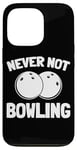 Coque pour iPhone 13 Pro Jeu De Bowling Quilles - Joueur Boule Bowling