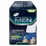  TENA MEN ACTIVE FIT PLUS SIZE L-PACK OF 8