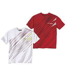 ATLAS FOR MEN - Lot de 2 Tee-Shirts Multisport - 4XL