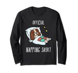 Sleeping Cavalier King charles spaniel Pajamas Long Sleeve T-Shirt