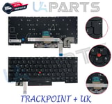 For Lenovo ThinkPad T14s Gen 1 2 2020 UK Laptop Keyboard With Trackpoint