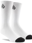 Volcom Full Stone 3Pk Crew Socks in White