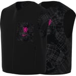 Nike Chelsea FC Chelsea Third Winterized Reversible Football Vest (Men), Black/Pink Prime, FZ8649-010, XL