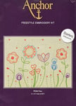 ANCHOR Fleur Free Style Broderie Kit-6 "X 7-3/4" Cousues en Soie de Coton