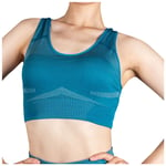 Sisifa Womens Sports Bras, Running Yoga Comfort Seamless Stretchy Sports Bra Undershirt for Women