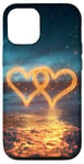 Coque pour iPhone 12/12 Pro Coeurs flamboyants Saint-Valentin