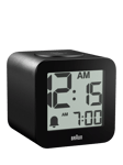 Braun BC25BP Digital Speaking Alarm Clock, Black