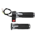 Poignée D'accélérateur de Vélo Electrique, Poignée D'accélérateur Etanche Accélérateur Universel Scooter Twist Speed ​​Throttle Grip Câble Set avec Fils pour Mini ATV Quad Pit Bike Dirtbike Noir