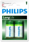 PHILIPS - 54949 - PILE R14 C - 2 PIÈCES - LONGLIFE