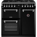 Stoves DXRICHD900DFBK Richmond Deluxe D900DF Dual Fuel Range Cooker - Black