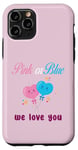 Coque pour iPhone 11 Pro Ballons roses ou bleus