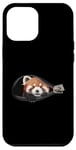 Coque pour iPhone 13 Pro Max Panda rouge