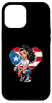 Coque pour iPhone 15 Pro Max Boricua B-girl Puerto Rico Flag Heat Pr Princess Cute Latina