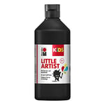 Marabu 03050075073-KiDS Little Artist, Colorant pour Peinture et Loisirs créatifs, Noir, 500 ML, végétalien, séchage Rapide, pour Enfants à partir de 3 Ans, 03050075073, Black