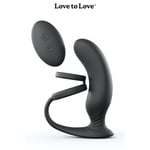 Stimulateur de prostate + Cockring Double Game Sextoy - Love to Love