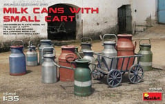 MINI ART 35580 1/35 Milk Cans With Petit Cart