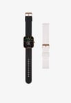 Smartwatch + Strap SUPERGA UNIKO SWT-STC003 Golden Silicone Black + White NEW