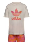 Short Tee Set Beige Adidas Originals