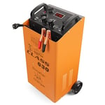 WilTec Chargeur de Batterie 12V 24V Moto Voiture Auto Boost 630 Chargement Rapide Véhicule Chantier